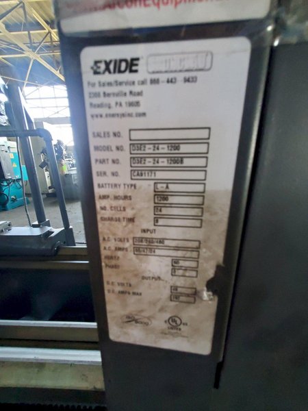 EXIDE DEPTH CHARGER 24V BATTERY CHARGER. STOCK #0743722.