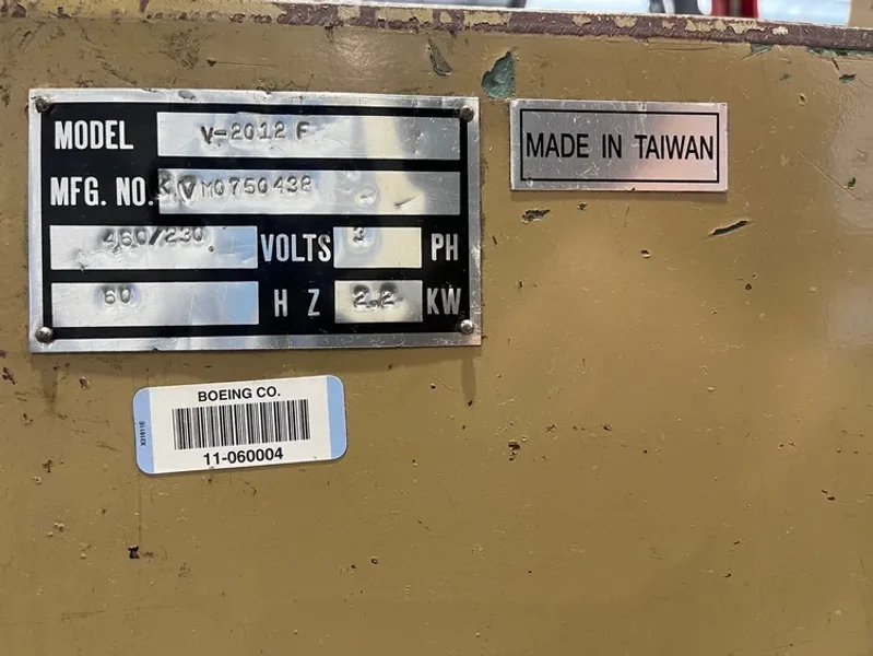 20” KALAMAZOO V-2012F Vertical Band Saw 2007’ #7074