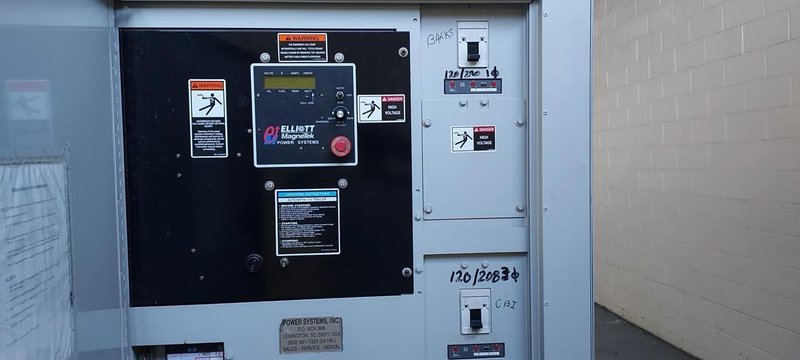 125kW Elliott Magnetek 125 RD Mobile Diesel Generator – Only 51 Hours