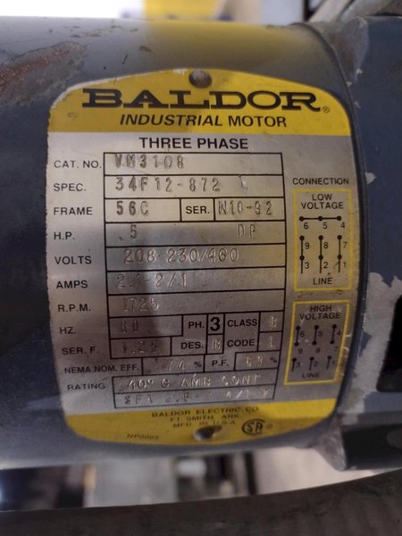 1,600 X 18&quot; CWP MODEL @2RDM MOTORIZED DOUBLE END COIL REEL UNCOILER: YOBRO #24498