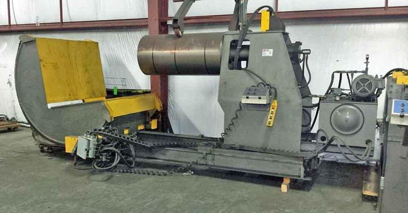 10,000# x 48&quot; G. Macicania Uncoiler w/Coil Car / Upender