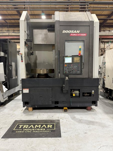 Used 2008 Doosan Puma VT1100M CNC Vertical Turret Lathe For Sale