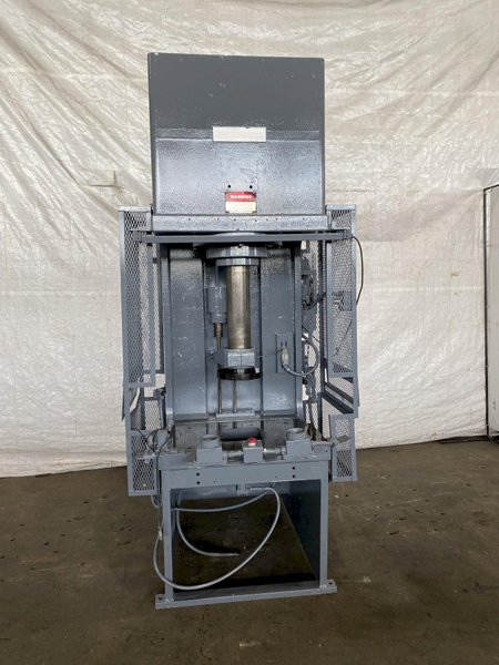 75 TON DENISON-MULTIPRESS FQ75 C FRAME HYDRAULIC PRESS. STOCK # 0744722