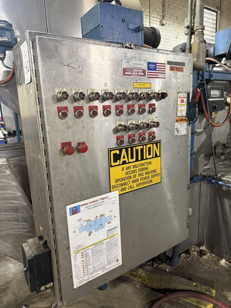 24" WIDE BELT CAE RANSOHOFF 4-STAGE PARTS WASHER: YOBRO #25378
