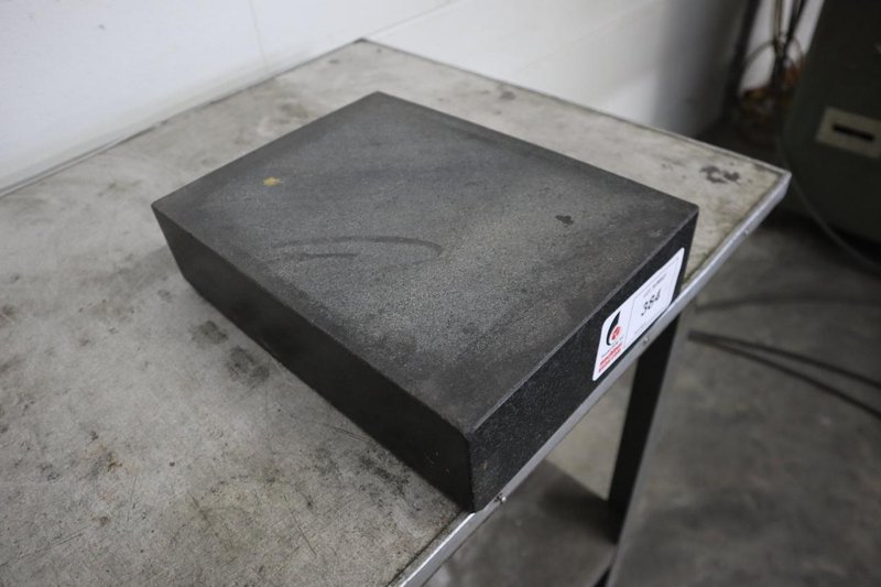 Black Granite Surface Plate 12.5" x 9.25" x 3"- Auction Item