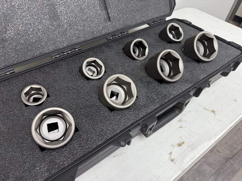 (8) 46 - 80 mm HYTORC 1&quot; HEX SOCKETS, FOR HYDRAULIC TORQUE WRENCH: YOBRO #24178