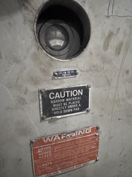 3/8″ x 8′ HTC 375-8A Shear – Backgauge