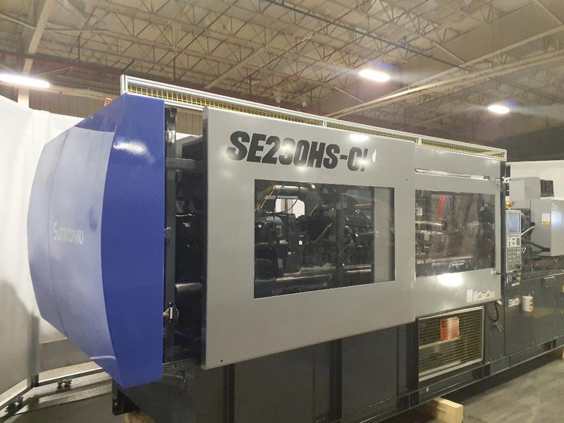 Sumitomo SE 230HS-CI 253-Ton Injection Molding System, 2020