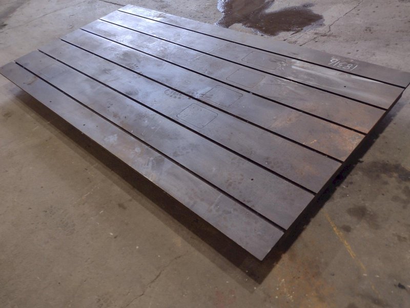 63&quot; x 122&quot; T-SLOTTED LAYOUT PLATE: STOCK #18316