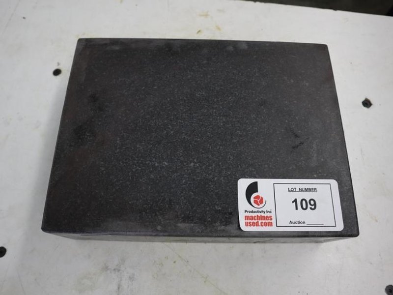 Black Granite Surface Plate 12" x 9" x 3"- Auction Item