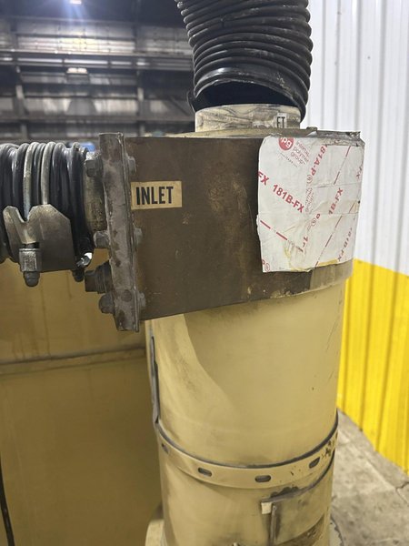 36" x 48" EMPIRE SHOT BLAST CABINET WITH DUST COLLECTOR: YOBRO #24542