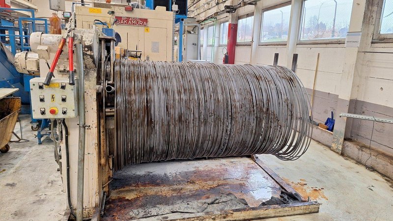 Sakamura Model BP 450 SL 4 Die Long Stroke Progressive Header