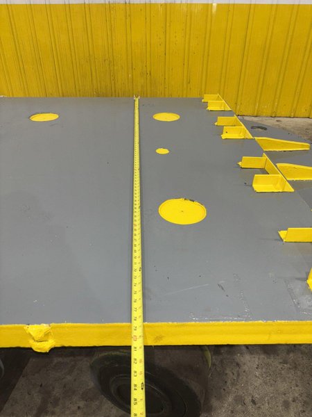 200,000 LBS x 144" x 78" LORDSTOWN HEAVY DUTY ROLLING TRANSFER CART: YOBRO #24113