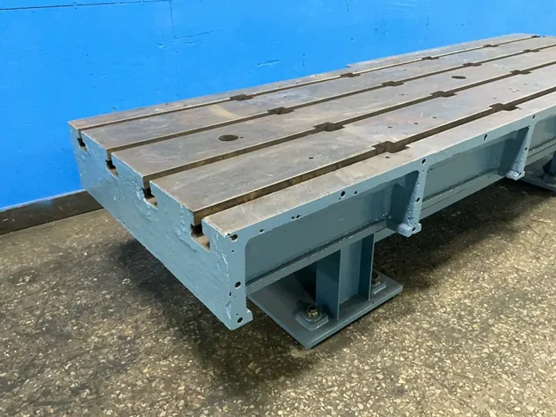 50” X 154” T-SLOTTED TABLE
