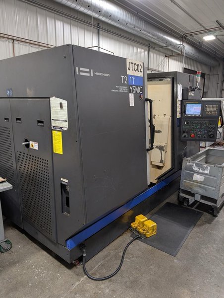 Hwacheon T2-1T YSMC Multi-Axis CNC Lathe, 2012 – Fanuc 0i-TD Control, High Pressure Pump, Chip Conveyor, Sub Spindle