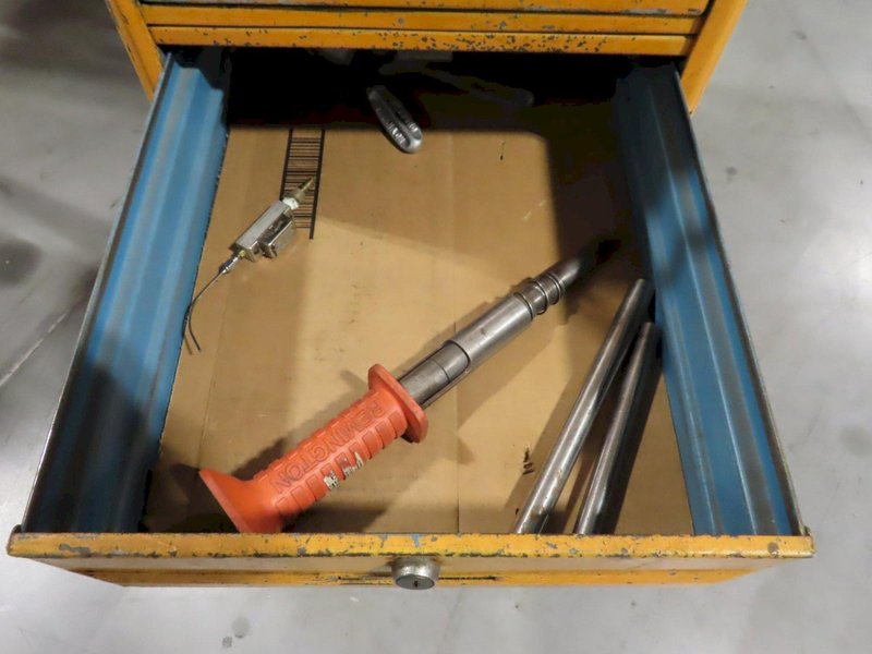 2-Drawer Cart and Contents with 20" x 30" Aluminum Top- Auction Item