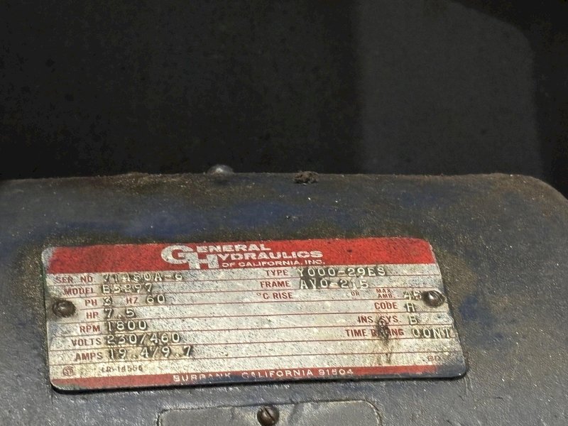 60&quot; X 48&quot; X 30&quot; ELY ENTERPRISES VERTICAL HYDRAULIC BALER: STOCK #23657