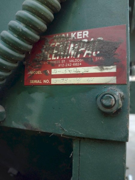 5.2 CU FT WALKER PEENIMPAC MODEL #S-5.2 ROTARY BASKET SHOT BLAST MACHINE: STOCK 17426