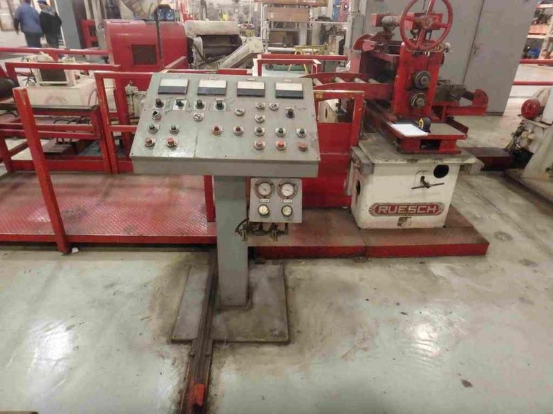 18&quot; x 2.87&quot; x 6,000# Ruesch Slitting Line