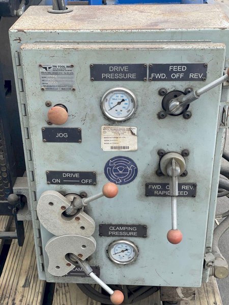 Used, Tri Tool Model PFM 816 Pipe Beveler with Hydraulic Power Unit (Model HPU75-60/5)