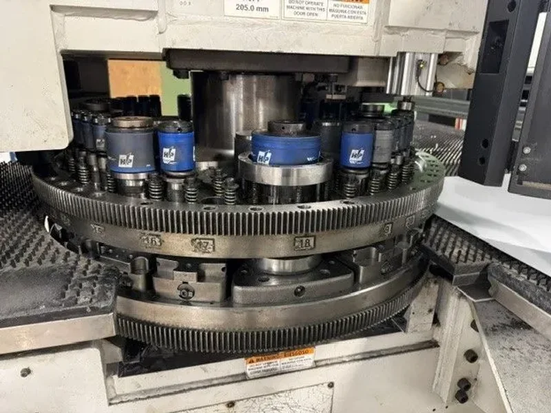 USED LVD / STRIPPIT MODEL V20-1225 20 TON 34 STATION CNC TURRET PUNCH