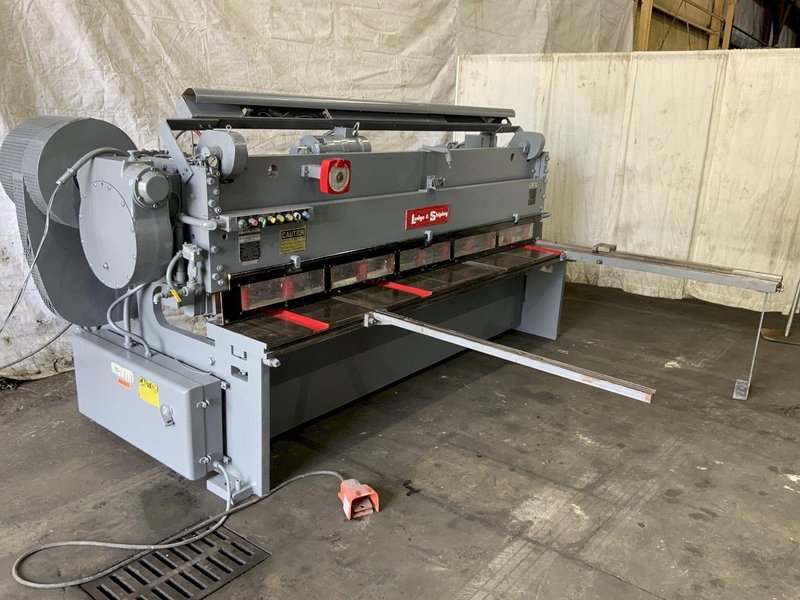 10' X 1/4" LODGE &amp; SHIPLEY MODEL 0410-SL POWER SQUARING SHEAR: STOCK #81225