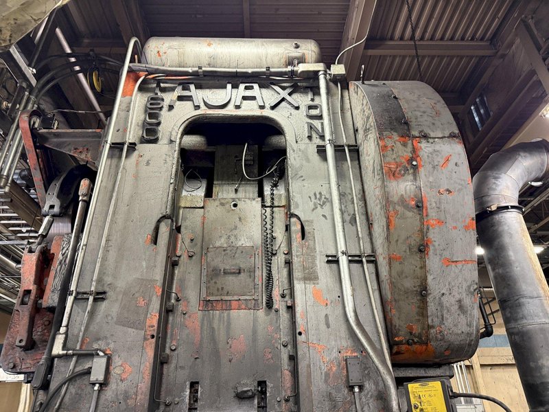 1600 TON AJAX FORGING PRESS, NEW IN 1978, 12" STROKE: YOBRO #24242