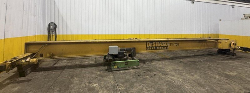 11.5 TON X 30' DESHAZO TOP RUNNING SINGLE GIRDER BRIDGE CRANE 2005 : YOBRO 25993