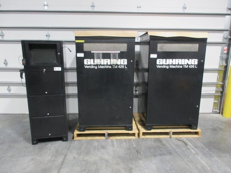Guhring TM426L Tool Dispensing System - Inventory Management - (2) Vending Machines w/ Main Control Unit (Model TM426)- Auction Item