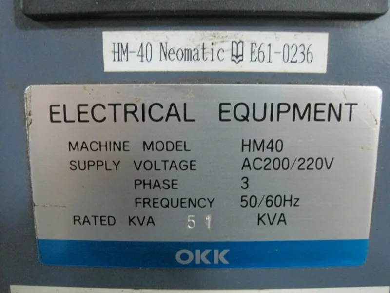 OKK | Machining Centers, Horizontal