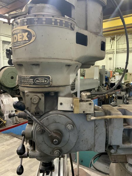3 HP WELLS INDEX MODEL #847 VERTICAL MILL: STOCK #80357