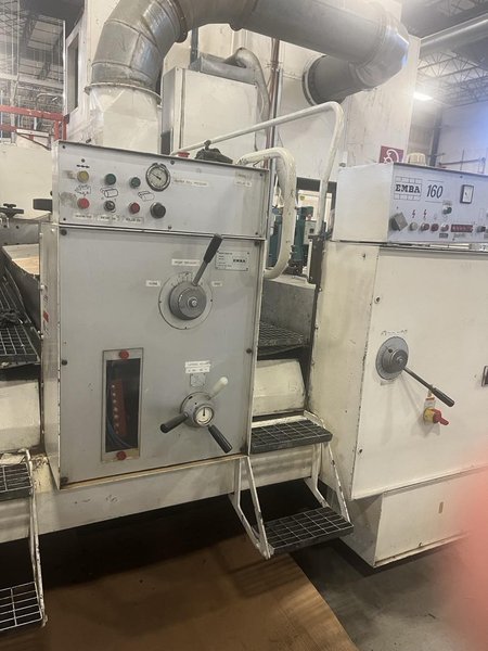 Emba 160 Flexo Folder Gluer, 1985 – Main Feeder Vacuum Pump Needs Replacing