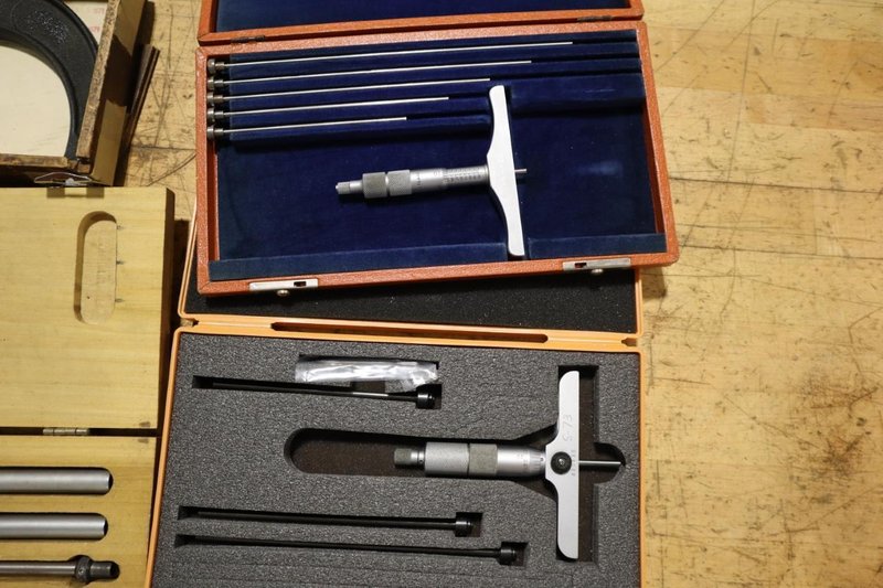 Micrometers - Assorted: Blade, Inside, Pressure, Depth- Auction Item