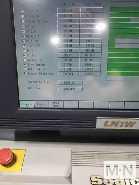 Sodick AQ360LX CNC Wire EDM, 2009