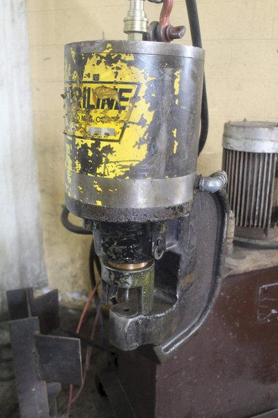 80 TON FABRILINE MODEL FP80 PORTABLE HYDRAULIC FLANGE PUNCH: STK #71173