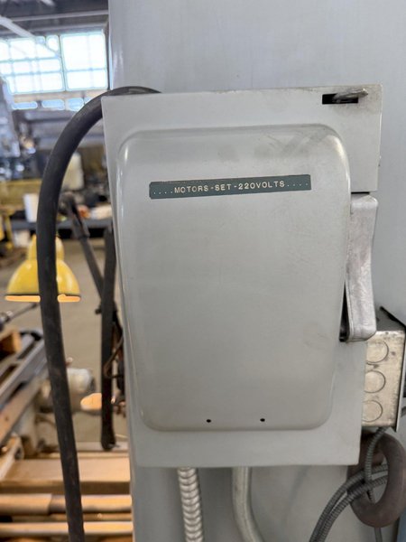 2" S&amp;S MACHINERY TABLE TYPE HORIZONTAL BORING MILL W/ TAILSTOCK. STOCK # 0224426