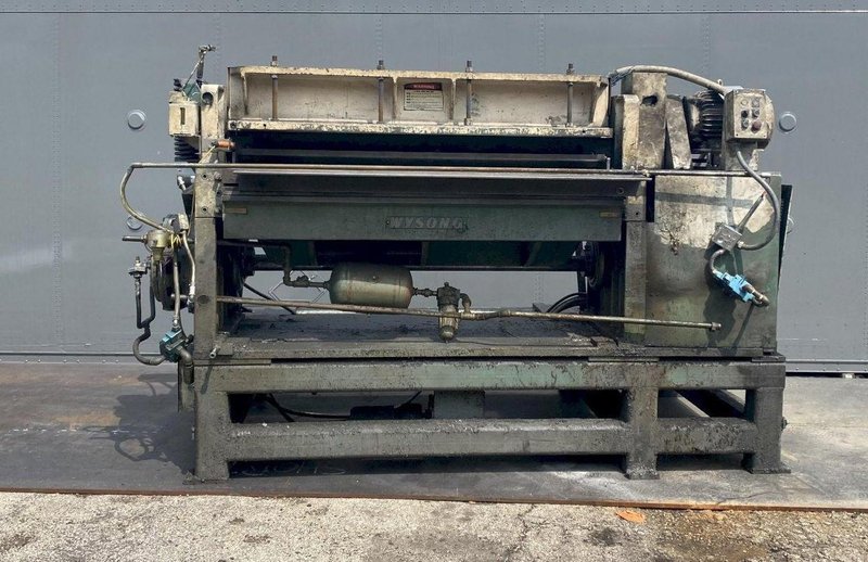 72&quot; X 12 GAUGE WYSONG MODEL #HS1072-RKB &quot;BOW-TIE&quot; HIGH SPEED SHEAR: STOCK #19346