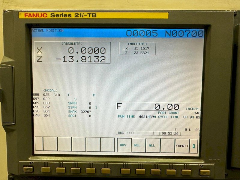 Doosan Puma 300LC CNC Lathe, 2006 – Low Hours, 15″ Chuck, Chip Conveyor, Programmable Tailstock, Presetter