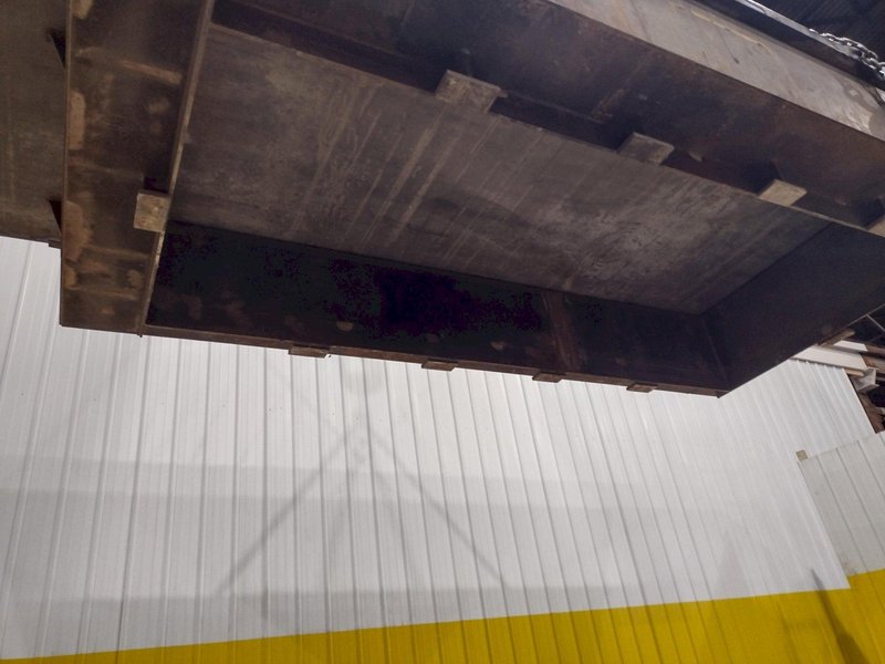 97&quot; X 241&quot; STEEL LAYOUT TABLE WITH 3&quot; PLATE TOP: STOCK 11833