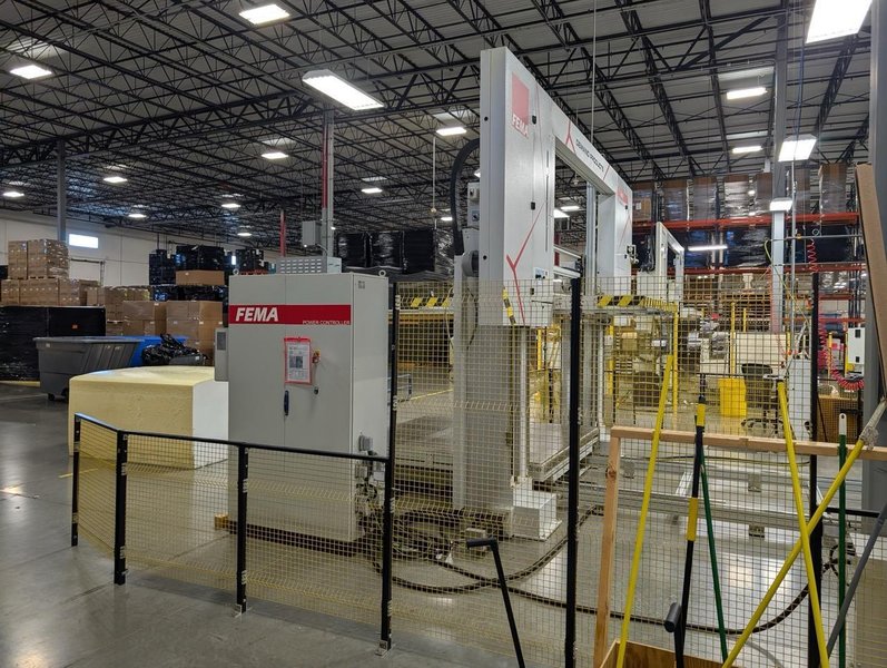 FEMA EVO 1.1 GIOTTO Horizontal Foam Cutting System, 2018 – Heavy-Duty Precision Block Cutter