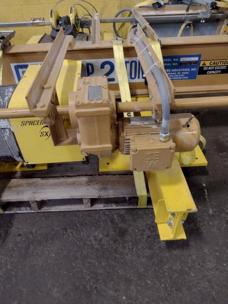 2 TON X 13' CONTRX CRANES / R&amp;M HOIST UNDERSLUNG BRIDGE CRANE: STOCK #16541