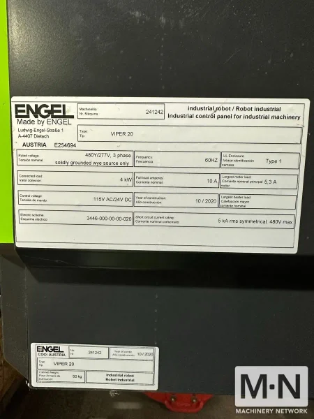 ENGEL VIPER 20 ROBOT MFG 2020