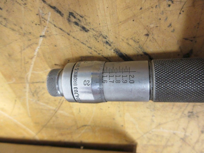 Accupro 2-1/8" - 7" Cylinder Bore Dial Gage, Brown &amp; Sharpe 1.600" - 2.000" 3 Point Mic- Auction Item