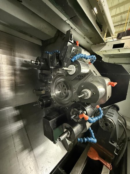 2011 Haas ST-10 Used CNC Lathe w/Bar Feeder &amp; Live Tooling For Sale