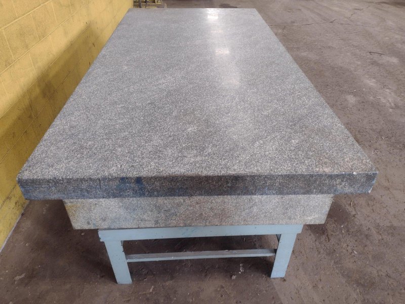 8&#039; X 4&#039; X 14&quot; MITCHELL PRECISION LAYOUT INSPECTION GRANITE TABLE: STOCK #23805