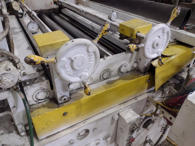 48&quot; x 14 GA ROWE 7 ROLL POWERED COIL STRAGHTENER: STOCK #22749