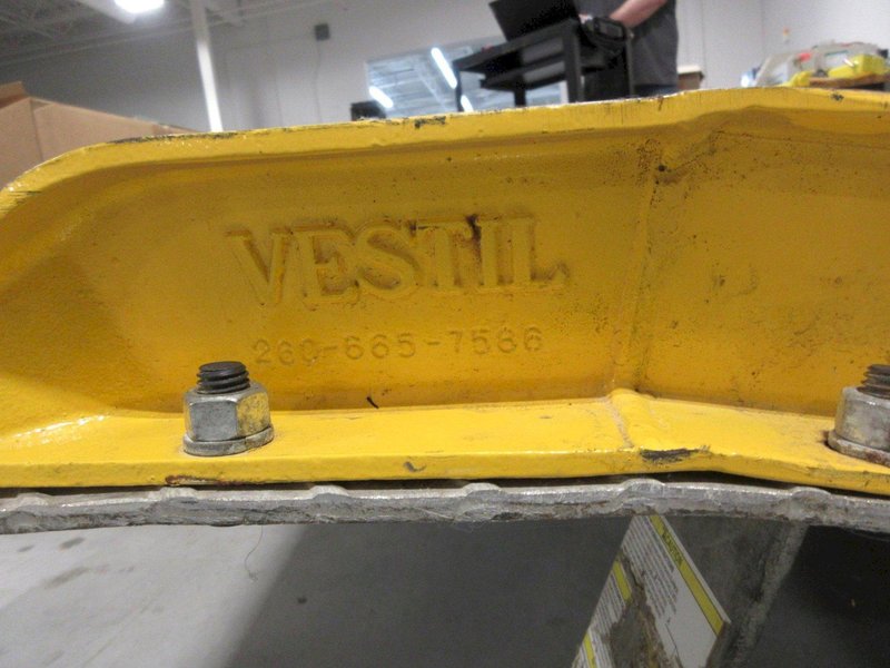 Vestil Manufacturing Dock Aluminum Plate with Side Rails, 60" x 60" 10,000 lb Capacity- Auction Item