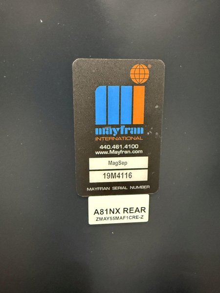 Mayfran MagSep Makino A81NX CNC Magnetic Scraper Chip Conveyor