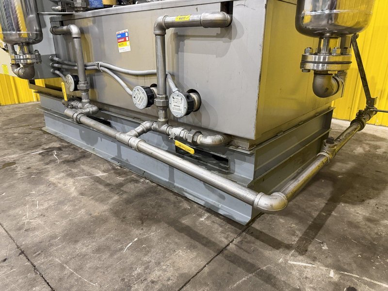 2021 JENFAB STAINLESS MODEL # LJ 19" ROTARY DRUM WASH / RINSE/ DRY PARTS WASHER SYSTEM: YOBRO #24682