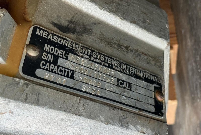 50,000 LBS MSI MODEL #6260CS TRANS-WEIGH WIRELESS CRANE SCALE: YOBRO #24759